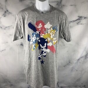 Men's gray Sonic Forces ss T-Shirt Lootwear Exclusive sz L